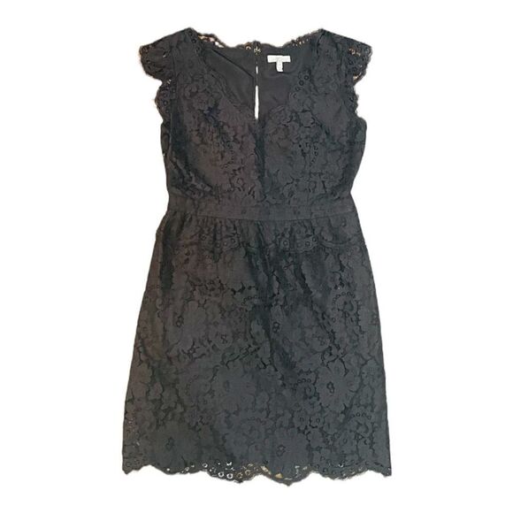 Joie Women's Lebanon cavier Black Lace Dress Sz S Like New MSRP $228 - Picture 4 of 7